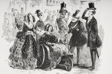 Major Bagstock is verheugd die gelegenheid te hebben, illustratie uit 