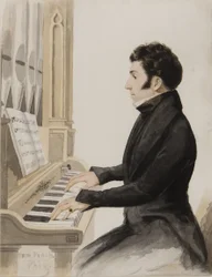 Tom Pinch speelt het Salisbury orgel
