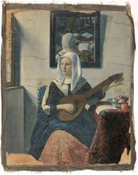 Cisterspelende vrouw