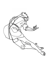 Expressieve figuurstudie
