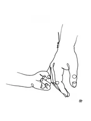 Liefdevolle gezinshanden