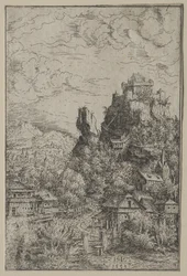 Landschap met een Kasteel