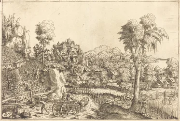Landschap met een Wijngaard