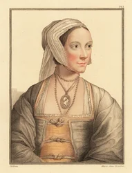 Cicely, dochter van Sir Thomas More, 1812 (gravure)