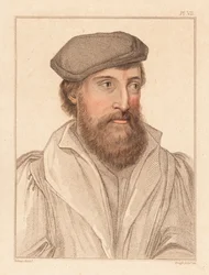 Portret van een onbekende man, hof van koning Hendrik VIII