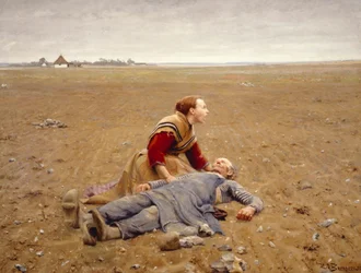 Uitgeput of De martelaar, 1889