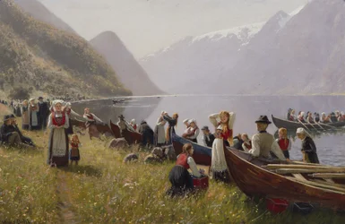 Naar de kerk in Hardanger