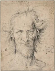 Hoofd van een Bejaarde Man Saturnus, 1516