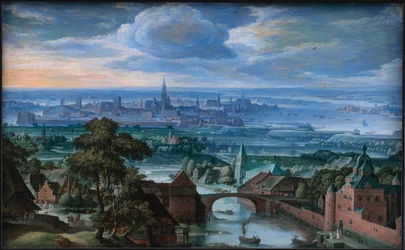 Landschap met Uitzicht op Antwerpen
