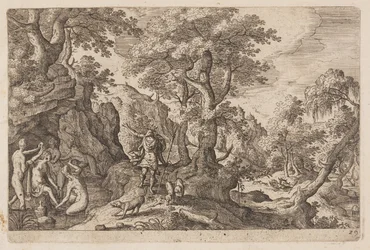 Plaat 29, uit Landschappen met scènes uit het Oude en Nieuwe Testament en Ovidius