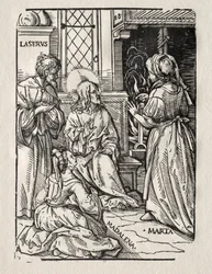Christus in het Huis van Lazarus