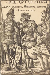 Karel de Grote, Arthur en Godfried