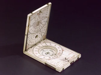 Tabletkompas zonnewijzer, Neurenberg, 1574