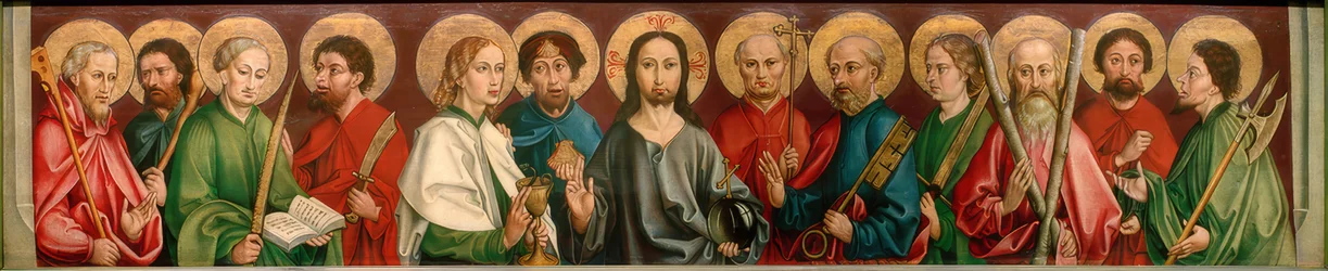 Christus en de twaalf apostelen