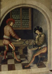Detail van mijnlandschap, 1521