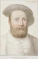 Sir George Carew (b.c.1514) gegraveerd door Francesco Bartolozzi (1727-1815), 1795