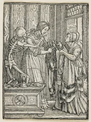 De gravin uit Dans van de Dood (Lyon), 1538, 1523-1526