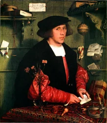 Duits: Der Kaufmann Georg Gisze De koopman Georg Gisze