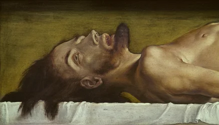 Het lichaam van de dode Christus (detail)