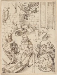 Sint-Benedictus wekt een door de duivel gedode monnik tot leven