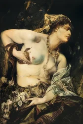 De dood van Cleopatra. 1875