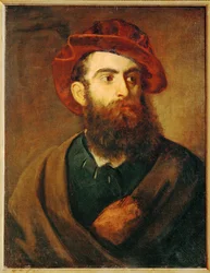 Zelfportret ... (schilderij op doek)