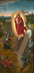 Calvarie Drieluik: De Opstanding, rechtervleugel, 1480s