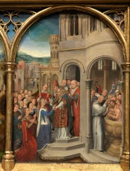 Detail van het Reliekschrijn van Sint-Ursula