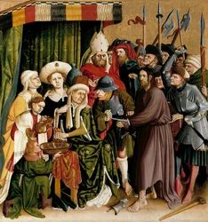 Christus voor Pilatus. De vleugels van het Wurzach-altaar