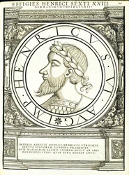 Henricus VI, illustratie uit Imperatorum romanorum omnium orientalium et occidentalium verissimae imagines ex antiquis numismatis