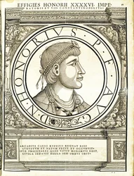 Honorius, illustratie uit 
