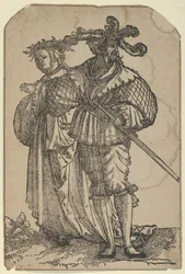 Dansend paar I, uit De Bruiloftsdansers herdruk