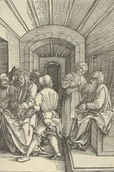 Pilatus Wast zijn Handen, uit Speculum passionis domini nostri Ihesu Christi