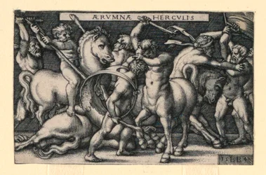 Hercules vecht tegen de Centauren