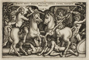 Hercules en Iole, uit De Werken van Hercules