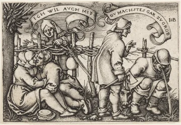 Boeren achter de haag