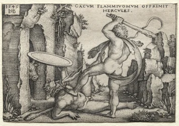 De werken van Hercules: Hercules doodt de reus Cacus