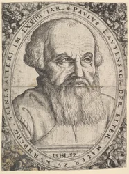 Portret van Paulus Lautensack de Oudere, 1552