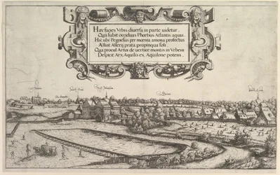 Uitzicht op Neurenberg vanuit het westen, 1552