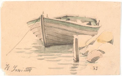 In een roeiboot