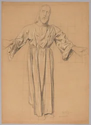 Christus met uitgestrekte armen