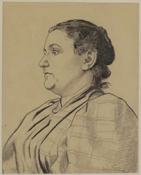 Portret van de vrouw van de kunstenaar - Celli