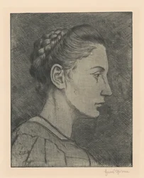 Portret van Bettina von Arnim