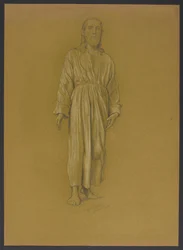Studie van de figuur van Christus