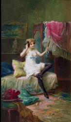 Meesteres in haar Boudoir