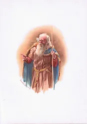 Polonius, illustratie uit Hamlet