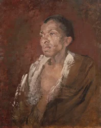Studie van een zwarte man, ca. 1905