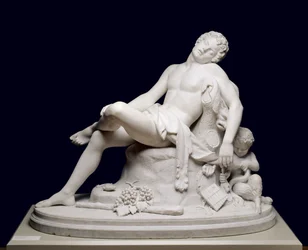 De slapende faun, gemodelleerd 1864, uitgehouwen ca. 1870