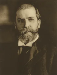 Presidentscampagneposter voor Charles E. Hughes