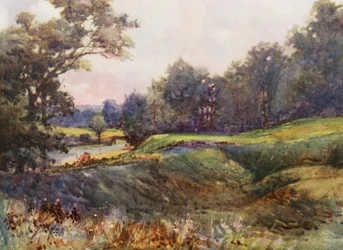 Golfbanen: Cassiobury Park, de nieuwe achttiende hole